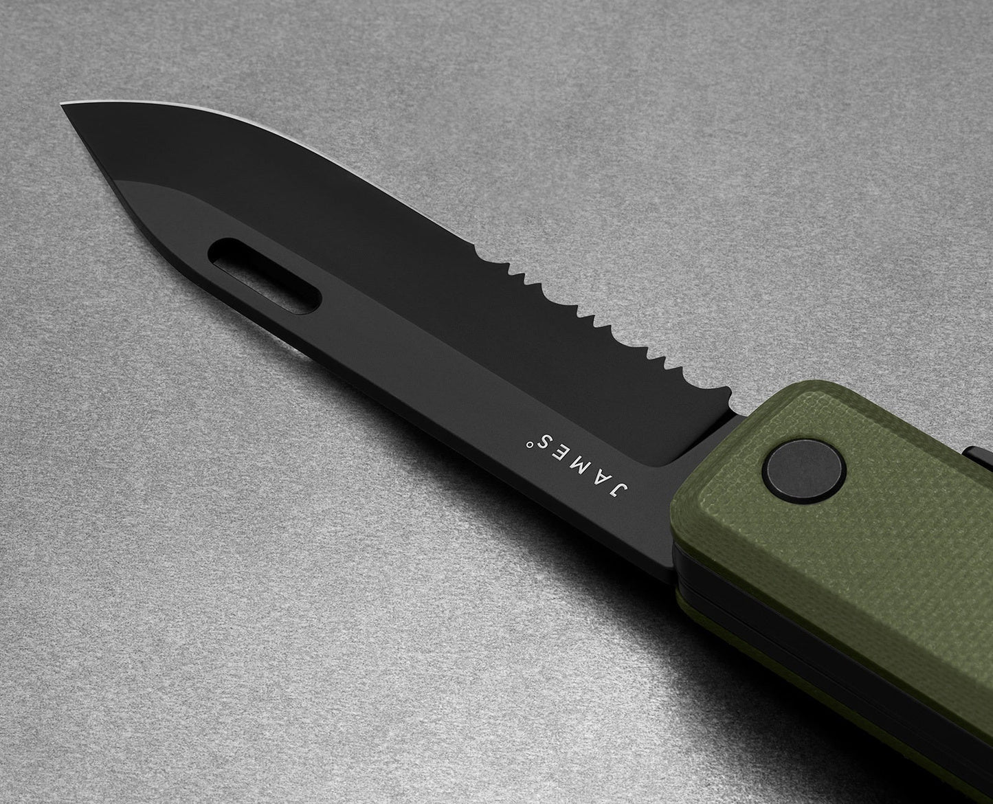 The Ellis Scissors - OD Green/Black - G10 Serrated