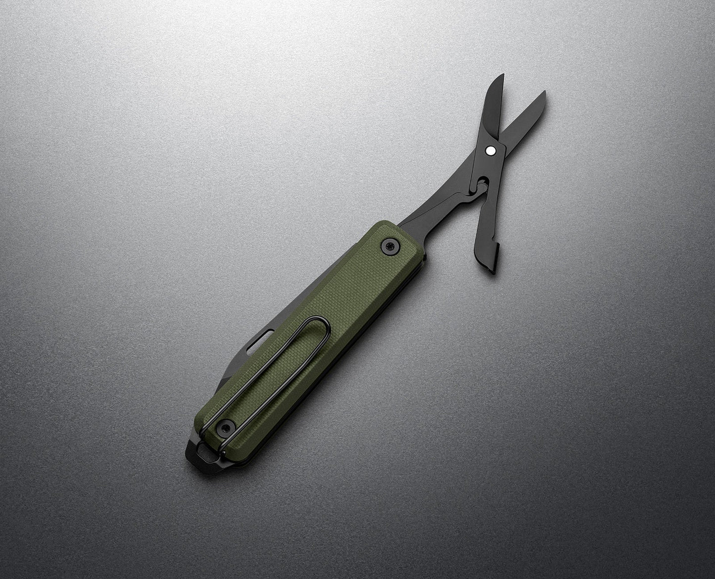 The Ellis Scissors - OD Green/Black - G10 Serrated
