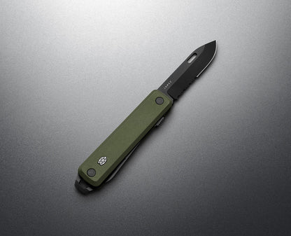 The Ellis Scissors - OD Green/Black - G10 Serrated