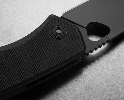The Folsom - Black/Black - G10 Straight