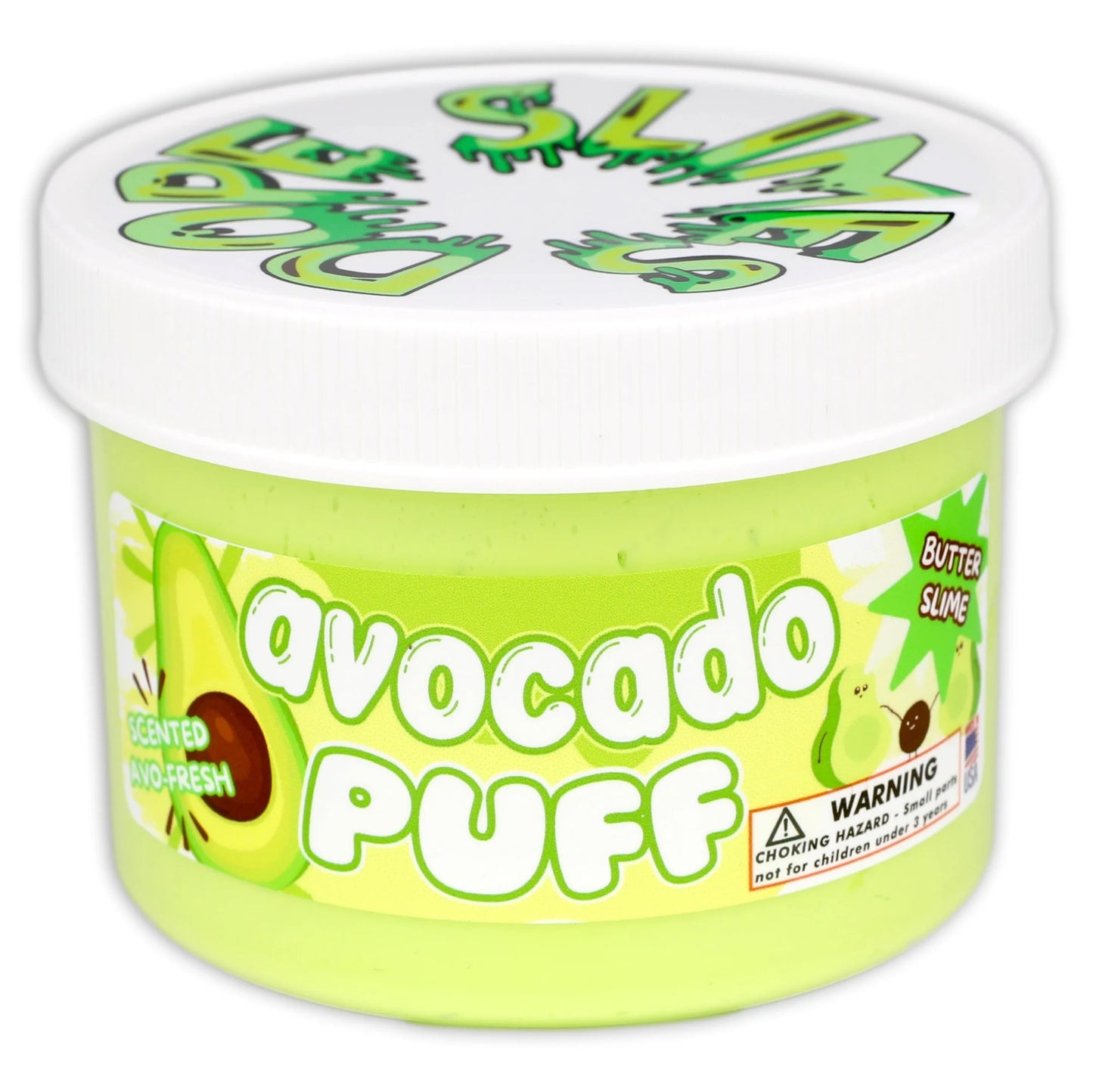 Avocado Puff Cream Slime