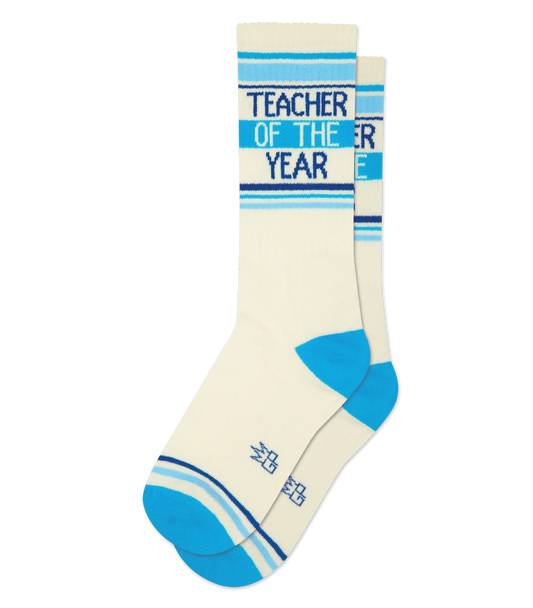 Teacher of The Year Gym Crew Socks