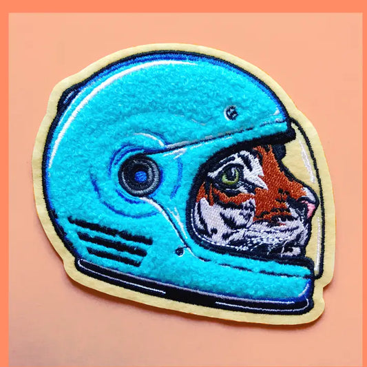 Go Fast Chenille Iron on Patch