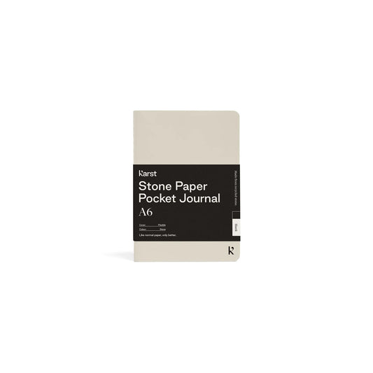 A6 Blank Pocket Journal - Stone
