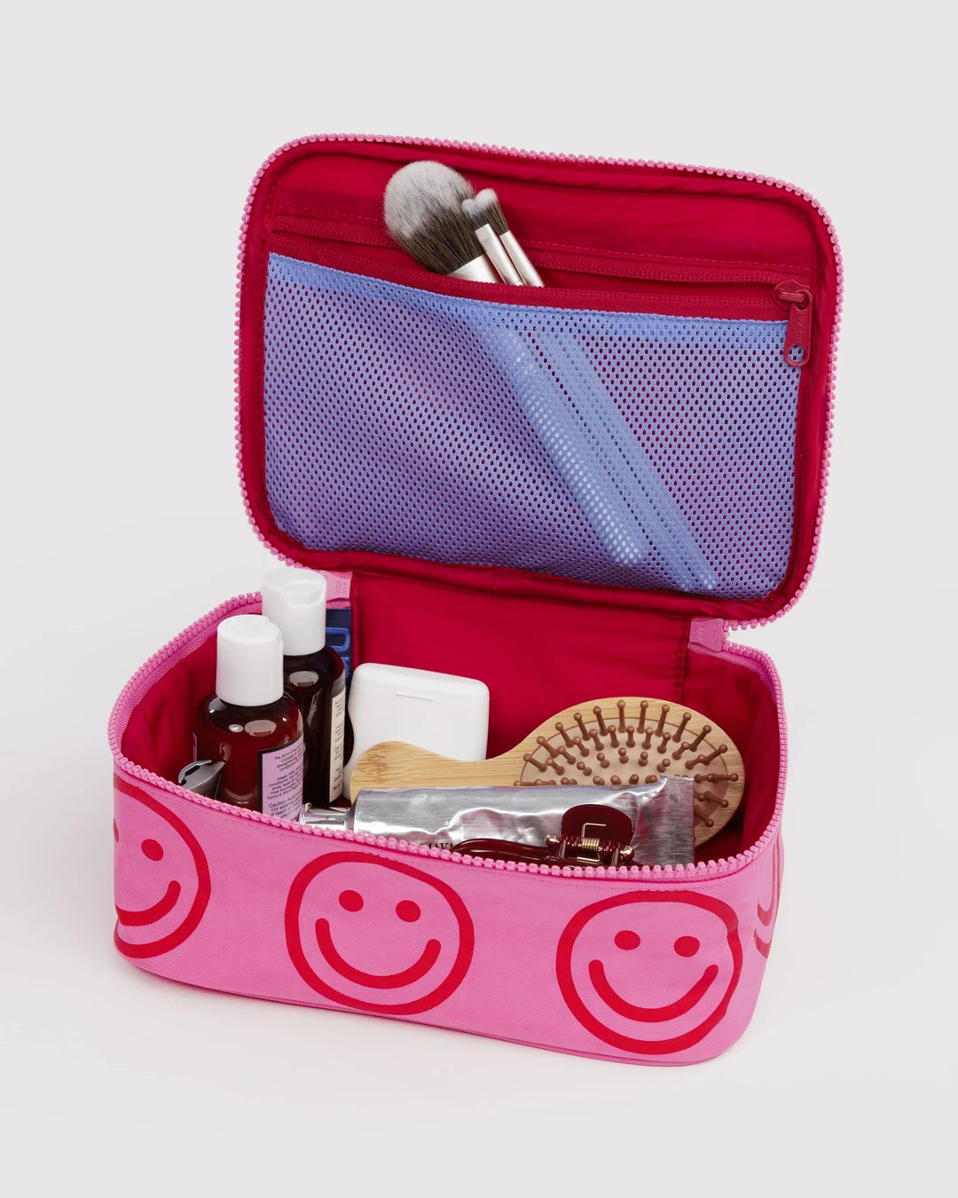 Small Cosmetic Case - Azalea Pink Happy