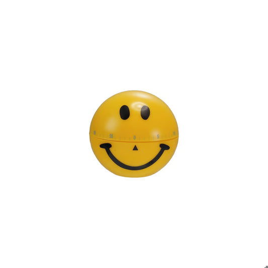 2-3/4"H Plastic Smiley Face 1 Hour Timer
