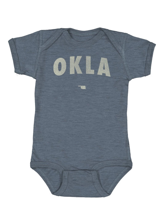 OKLA Infant Onesie - Vintage Denim