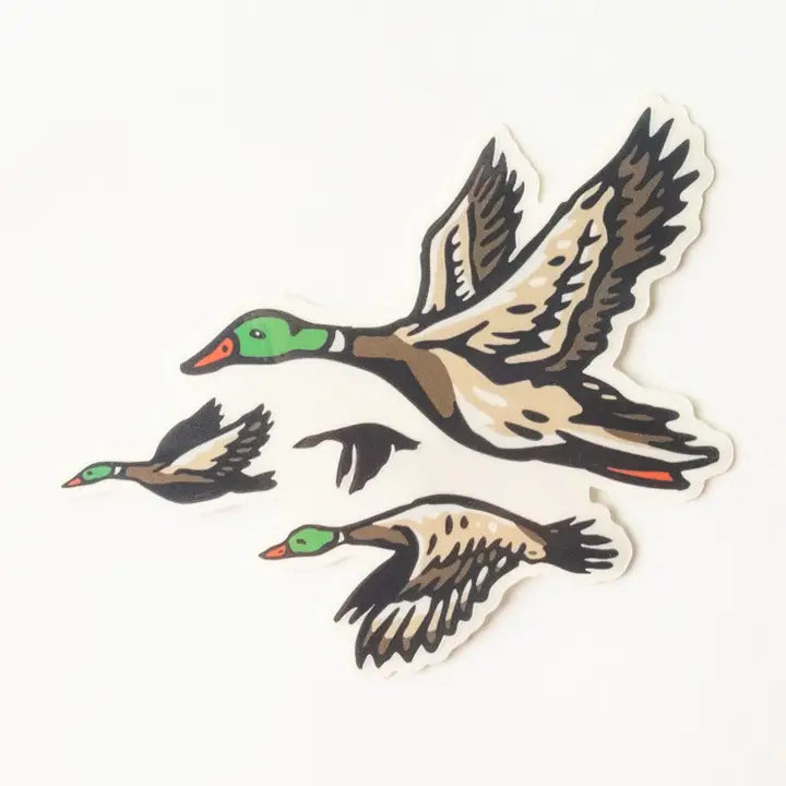 Mallard Ducks Vinyl Sticker