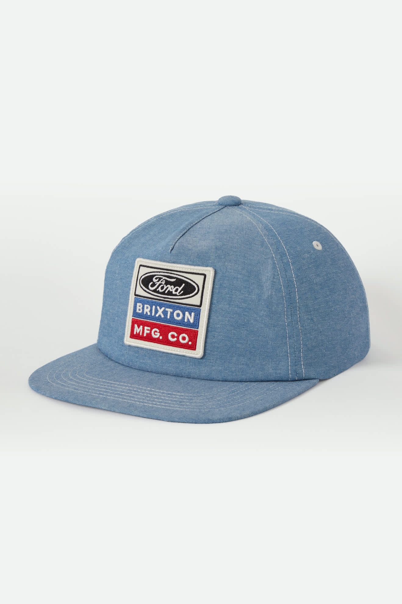 Ford Service Dept Snapback Hat - Blue Chambray