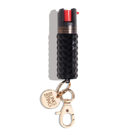 Studded Pepper Sprays - Black