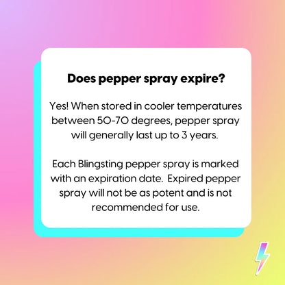 Glitter Pepper Sprays - Pink