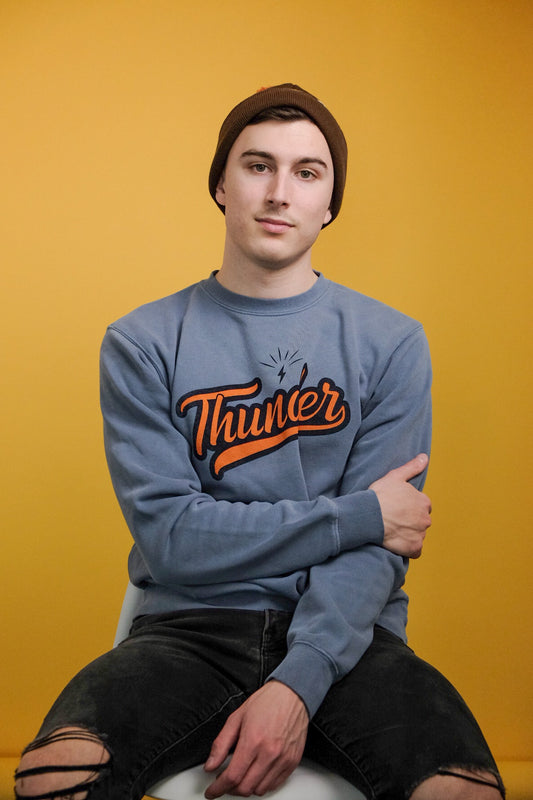 Thunder Traditions Pullover Sweatshirt - Slate Blue