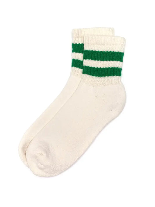 The Mono Stripe Quarter Crew Socks