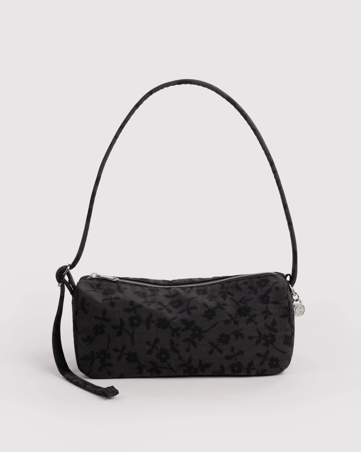 Nylon Loaf Bag - Charcoal Ditsy Floral