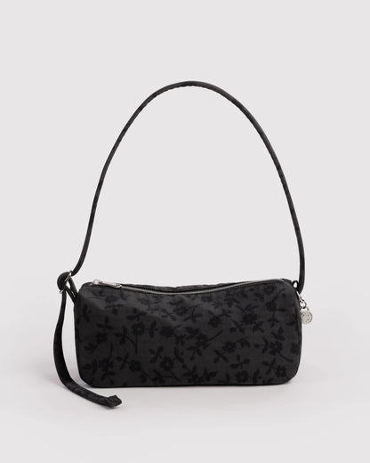 Nylon Loaf Bag - Charcoal Ditsy Floral