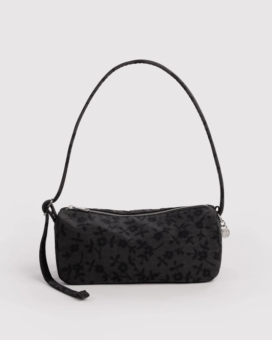Nylon Loaf Bag - Charcoal Ditsy Floral