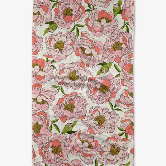 Tea Towel - Peony Paradise