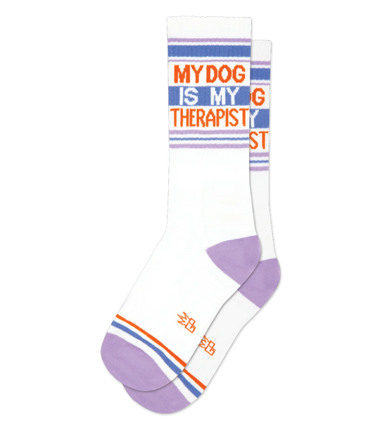 My Dog is My Therapist Socks