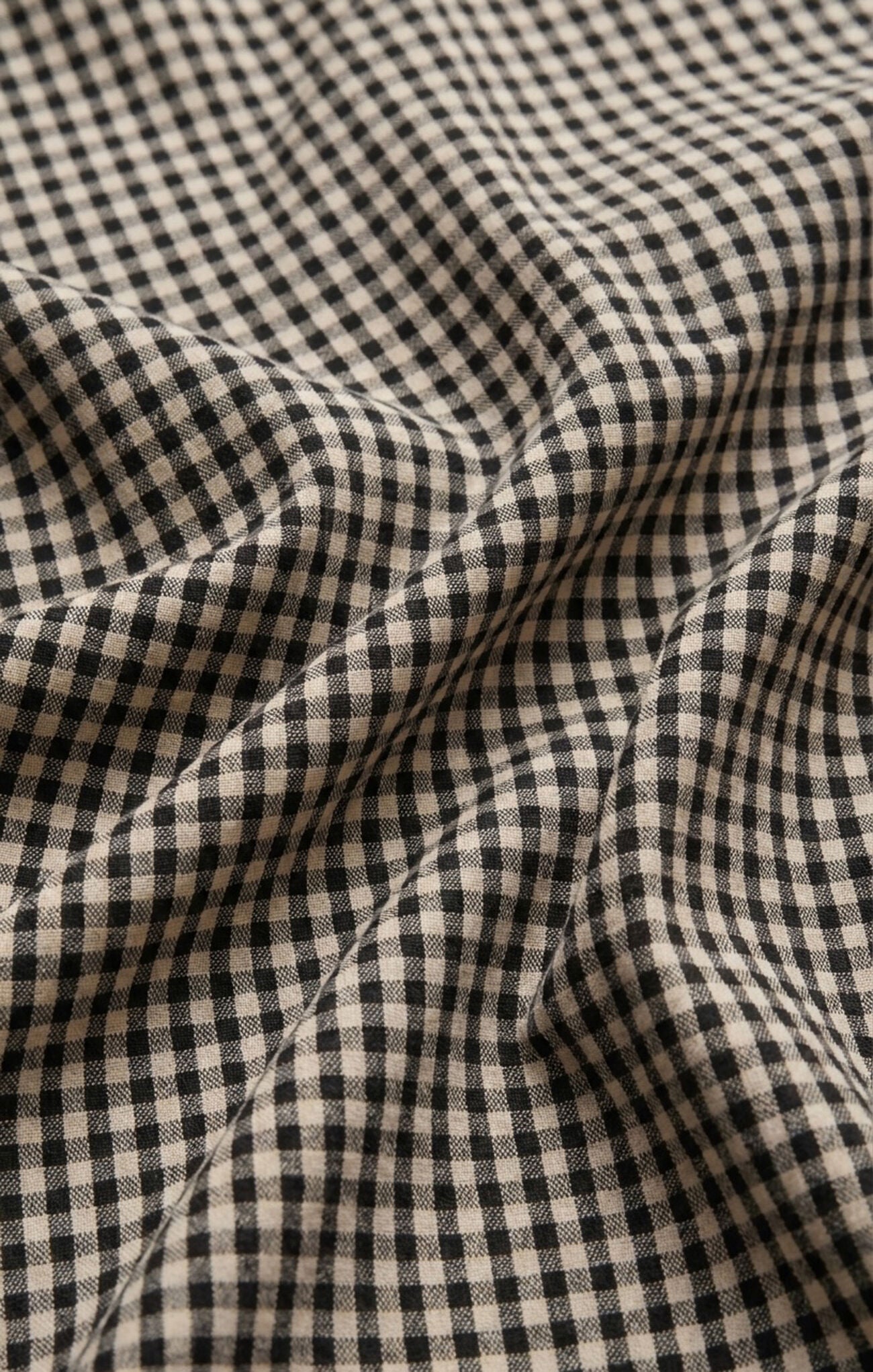 Brooke Gingham Skirt - Black