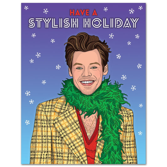 Harry Styles Happy Holidays Card