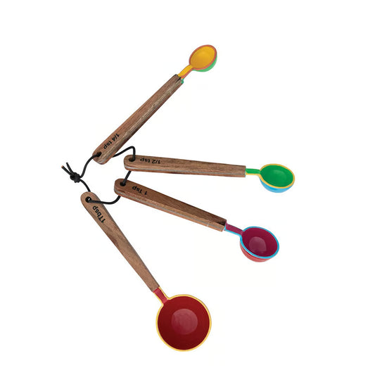 S/4 Enameled Stainless Steel Measuring