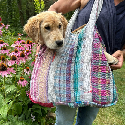 Overnight Kantha Tote Bags | Recycled Sarees 100%