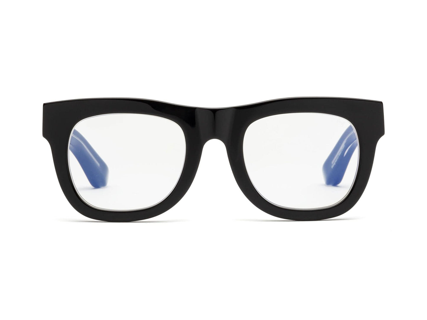 D28 Reading Glasses - Gloss Black & Vodka