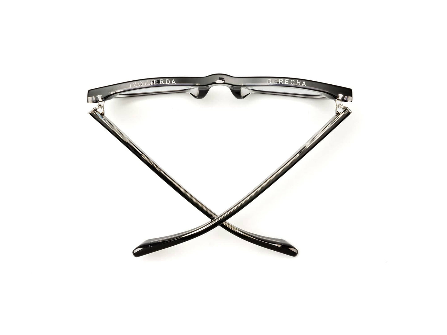 D28 Reading Glasses - Gloss Black & Vodka