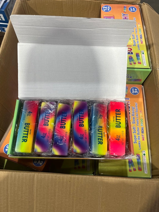 Slow Rising Squishy Butter - Rainbow