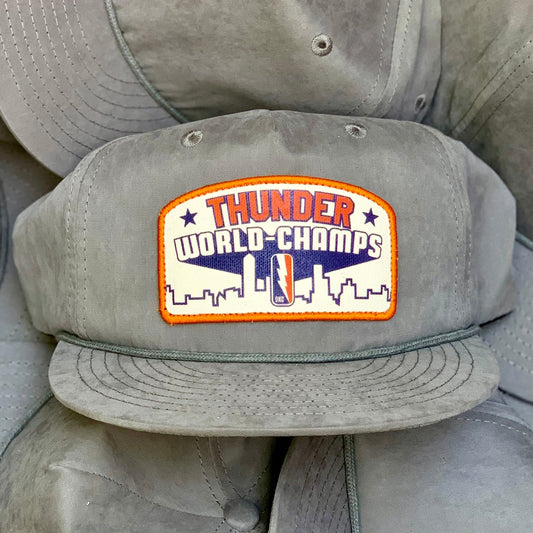 Thunder World Champs Rope Hat - Grey