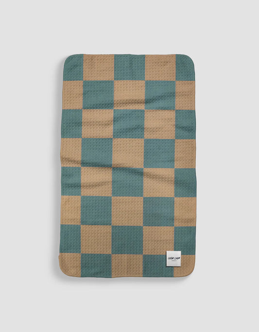 Checkerboard Pattern Tea Towel