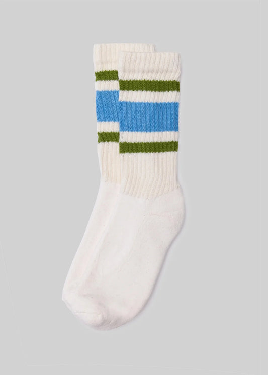 The Retro Stripe - Blue Chive