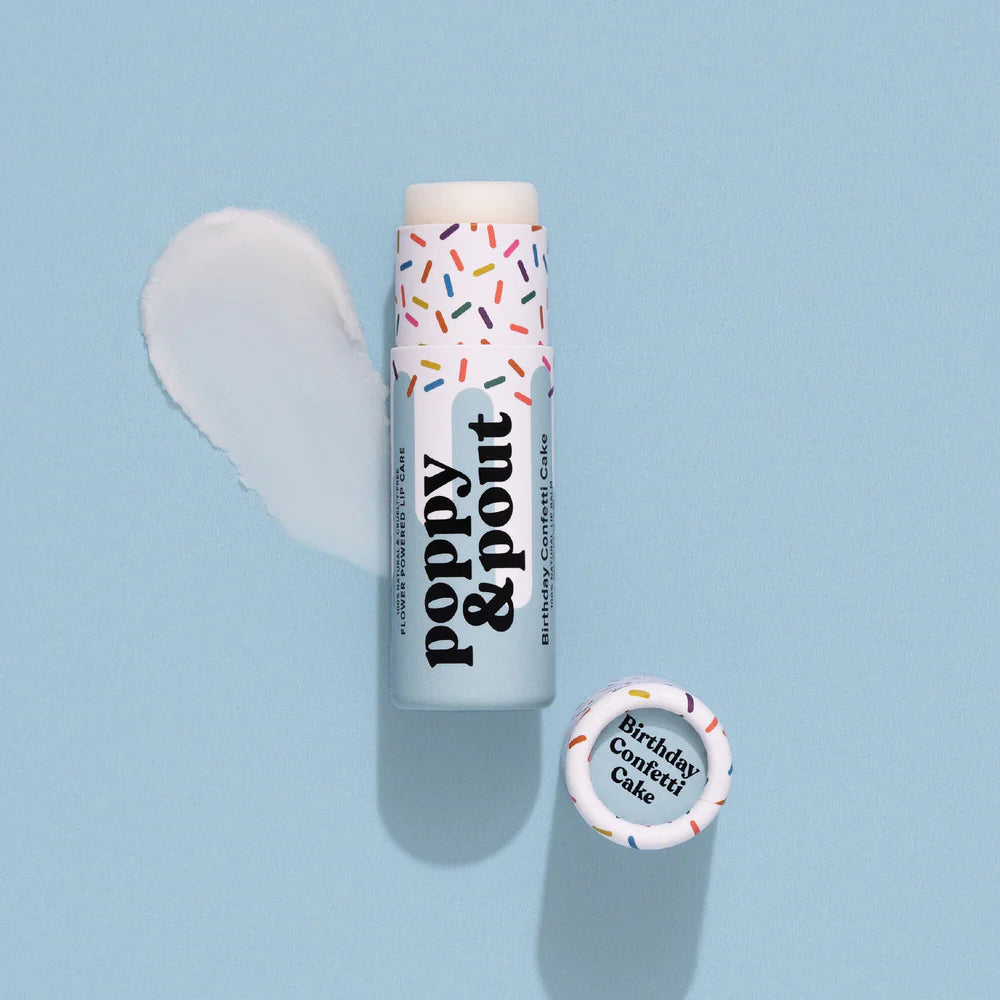 Lip Balm - Birthday Confetti Cake - Blue