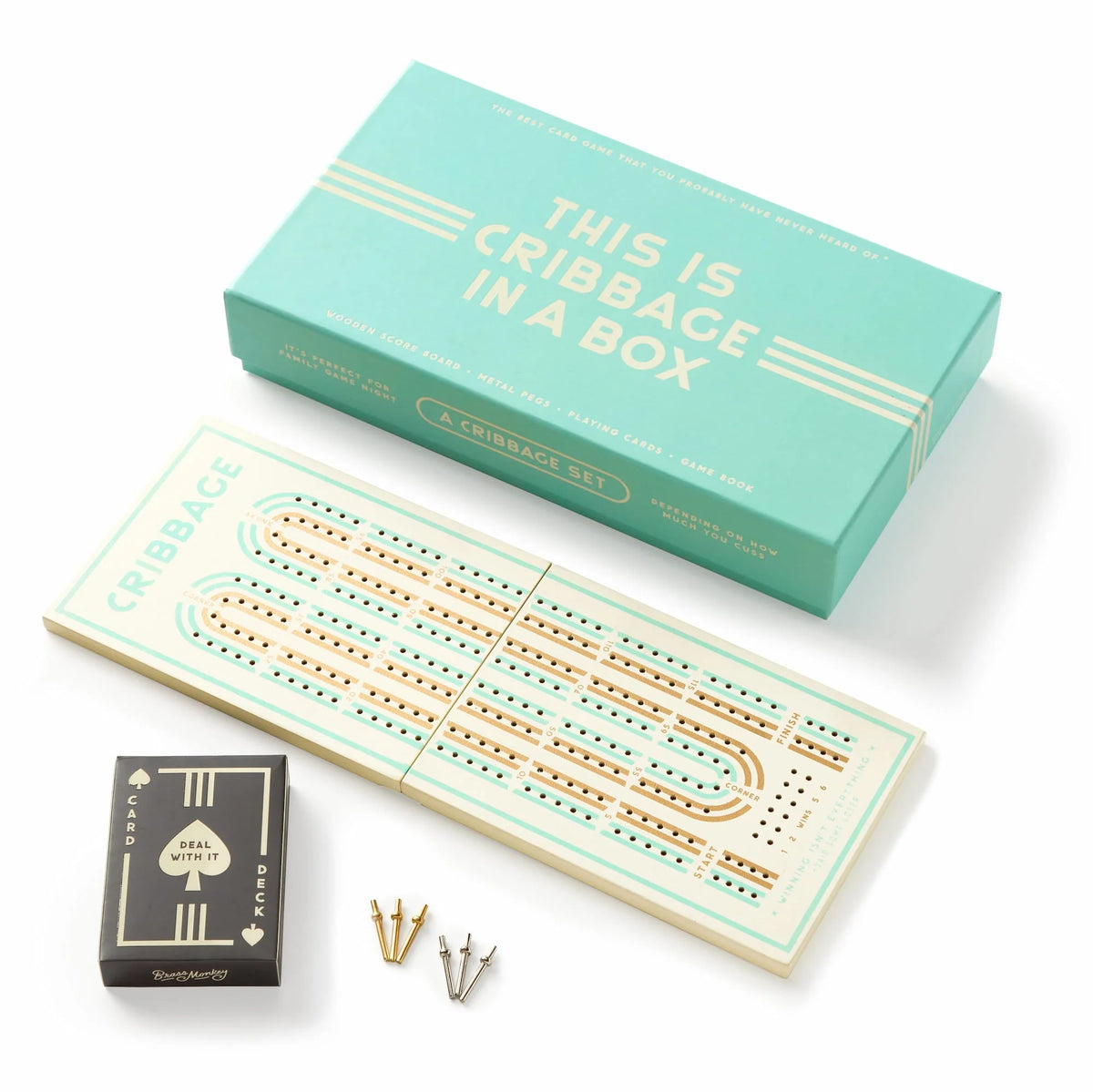 Cribbage Basic Set Cribbage In A Box Cribbage Game Set – Blue Seven