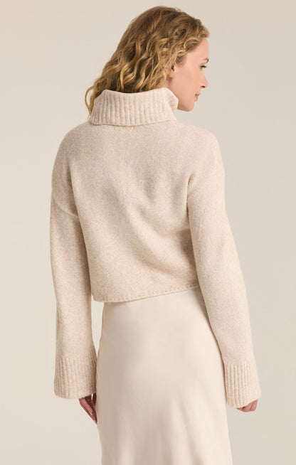 Ursa Sweater Top - Light Oatmeal Heather