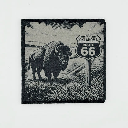 Route 66 Oklahoma Slate Coasters