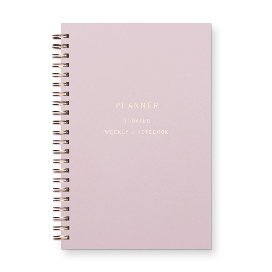 Standard Type Undated Weekly Planner Journal - Lilac