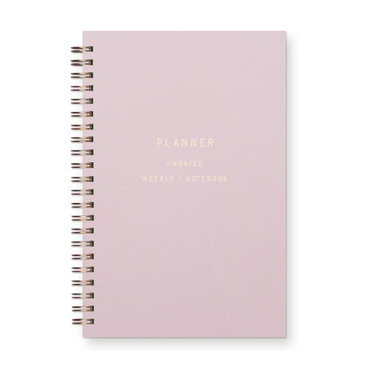 Standard Type Undated Weekly Planner Journal - Lilac