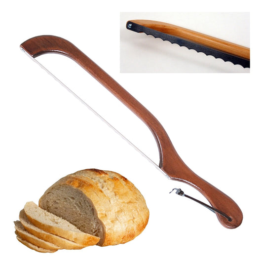 Bread & Bagel Slicer - Walnut Finish