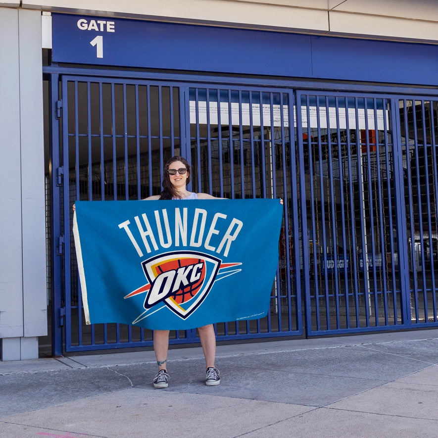 OKC Thunder 3x5 Banner Flag