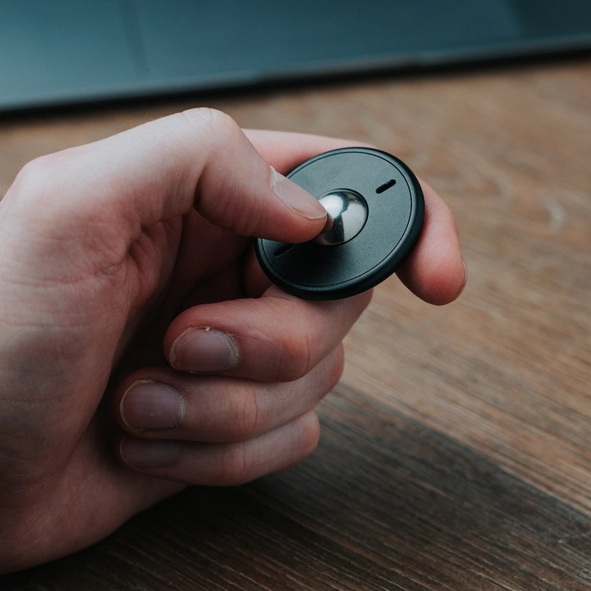 Aluminum Scroller Fidget - Black