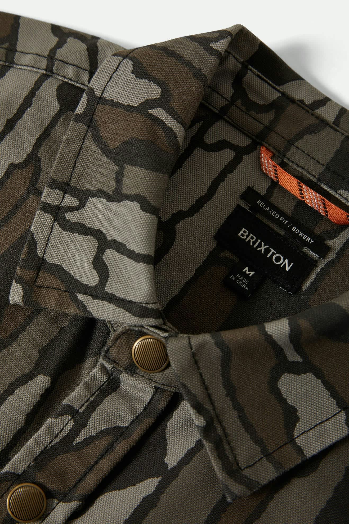 Builders Stretch Overshirt - Bark Camo