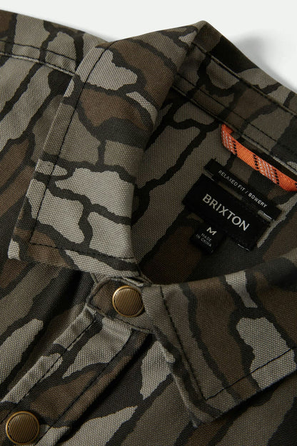 Builders Stretch Overshirt - Bark Camo