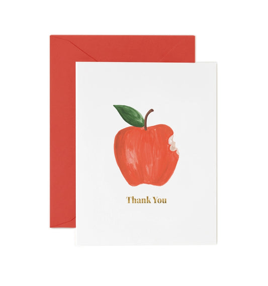Apple Thank You Card