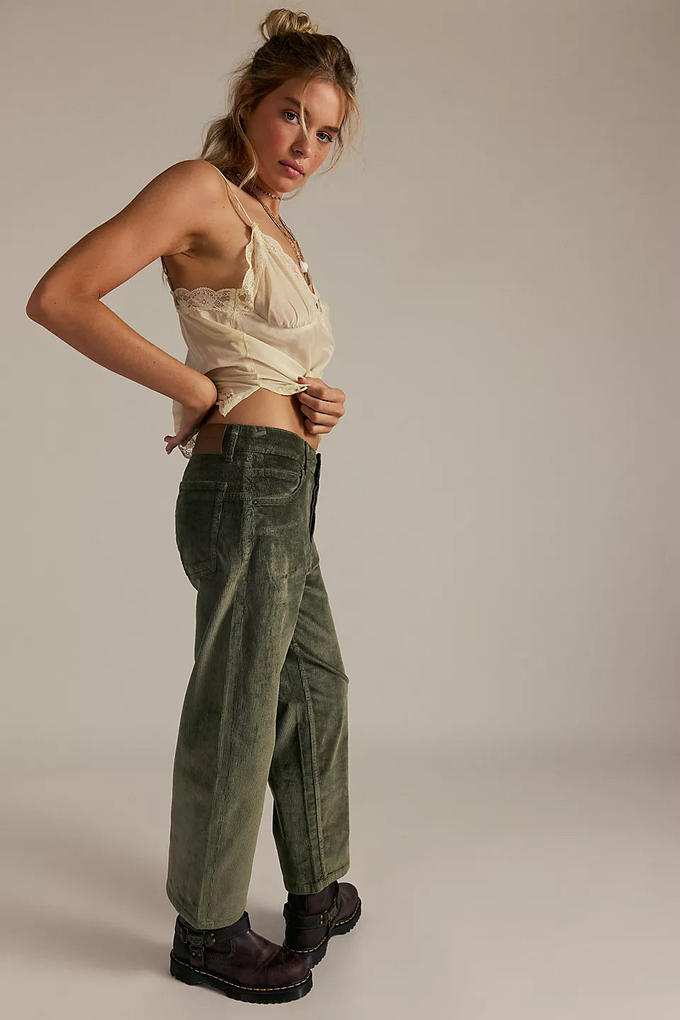 Deep Trance Cord Jeans - Keepsake Clover