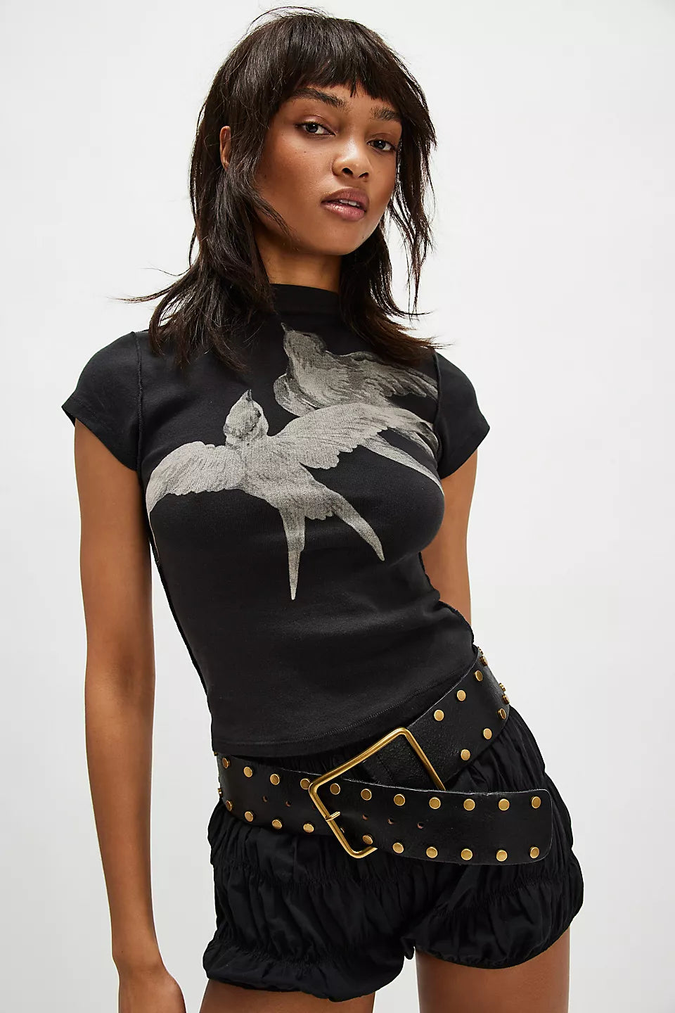 Birds In Flight Tee - Black