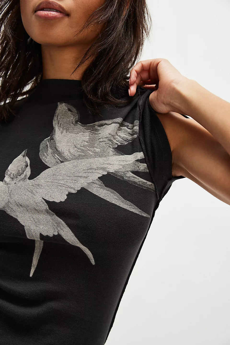 Birds In Flight Tee - Black
