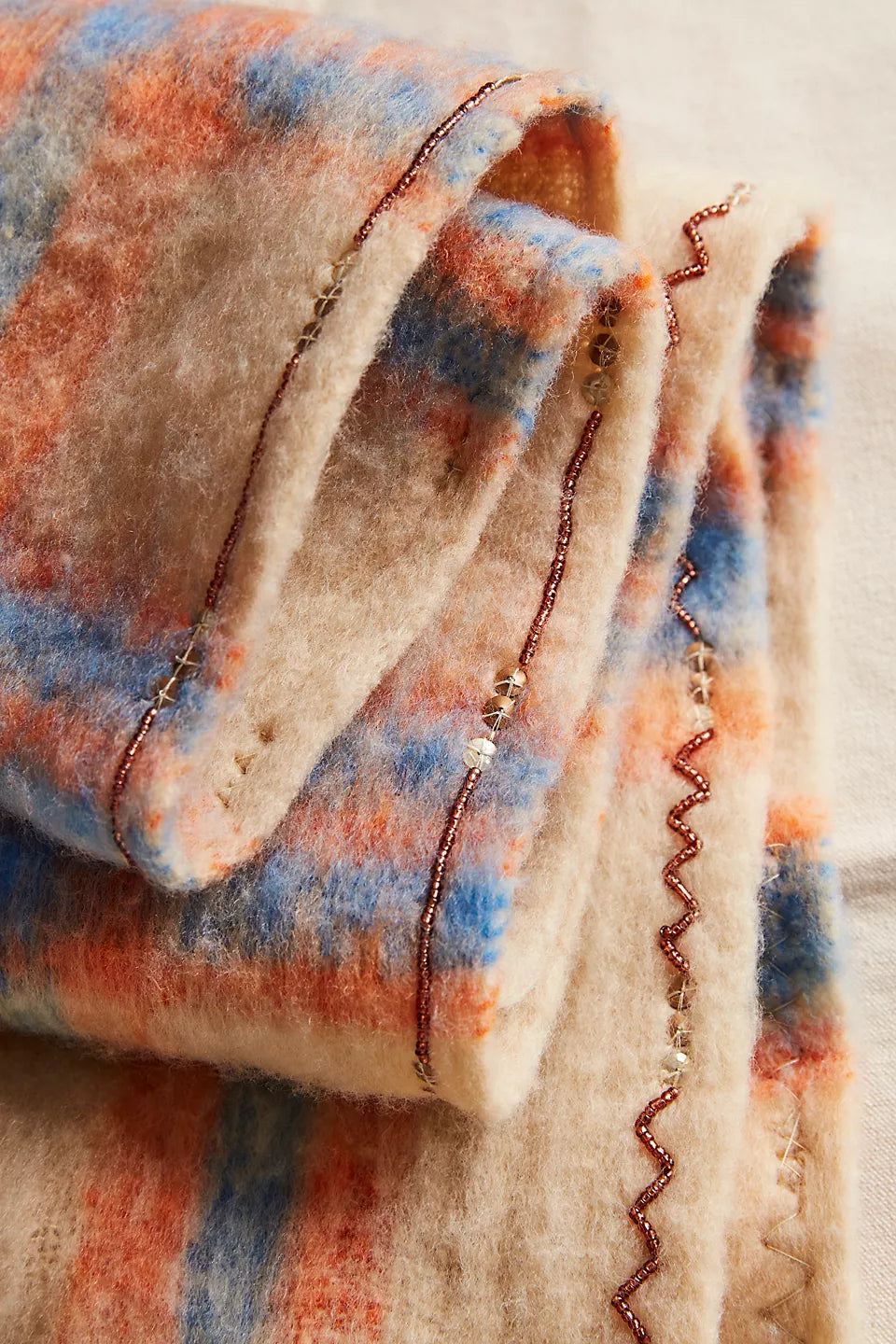 Highland Plaid Skinny Scarf