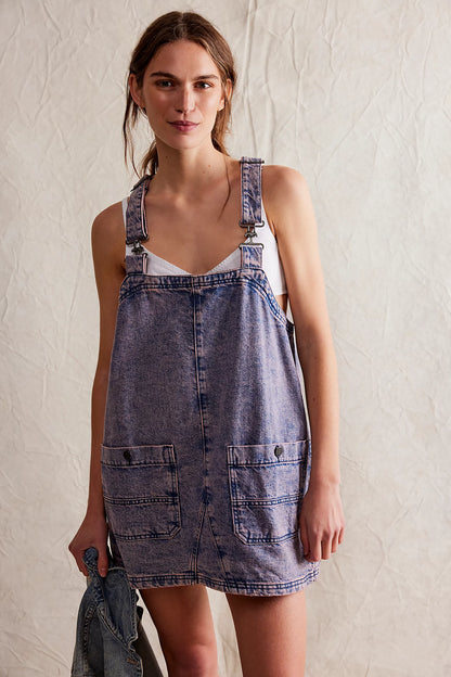 Overall Smock Mini Top - Pink Dreams