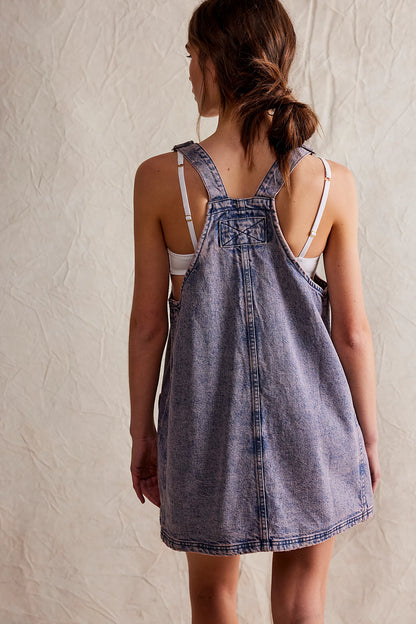 Overall Smock Mini Top - Pink Dreams